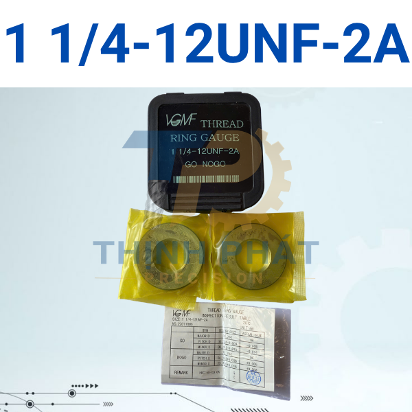 1 14-12UNF-2A Dưỡng kiểm ren ngoài 1 1/4-12UNF-2A – Thread Ring Gauge 1 1/4-12UNF-2A – VGMF