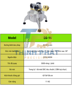 Máy Mài Dao Phay Ngón EG-16