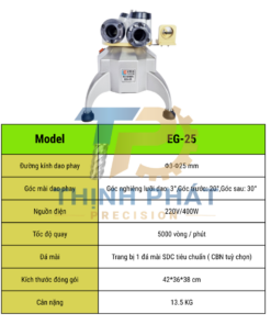 Máy Mài Dao Phay Ngón EG-25