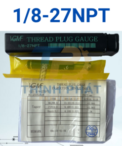 Dưỡng kiểm ren trong 1/8-27NPT – Thread Plug Gauge 1/8-27NPT – VGMF