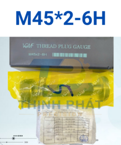 Dưỡng kiểm ren trong M45×2-6H – Thread Plug Gauge M45*2-6H – VGMF