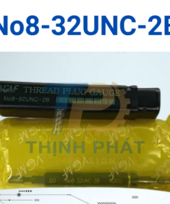 Dưỡng kiểm ren trong No8-32UNC-2B – Thread Plug Gauge No8-32UNC-2B – VGMF