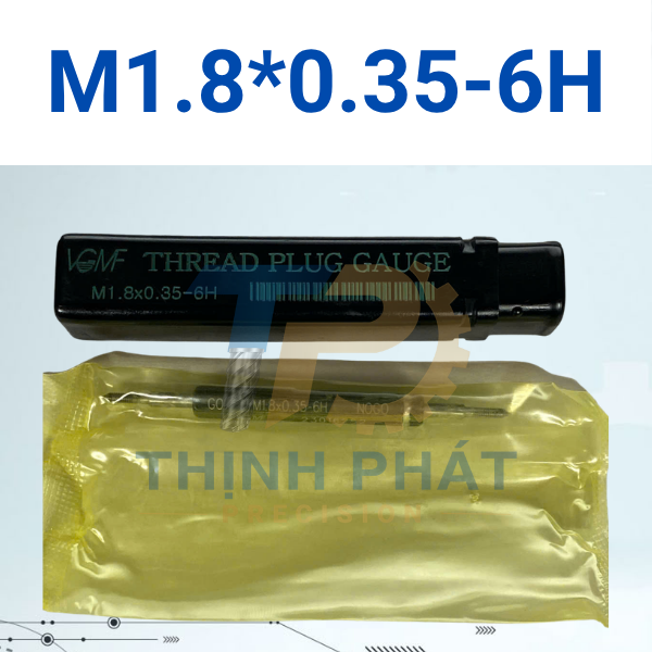 M1.8*0.35-6H Dưỡng kiểm ren trong M1.8×0.35-6H – Thread Plug Gauge M1.8*0.35-6H – VGMF