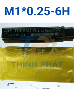 Dưỡng kiểm ren trong M1×0.25-6H – Thread Plug Gauge M1*0.25-6H – VGMF