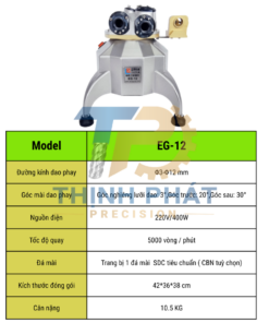 Máy Mài Dao Phay Ngón EG-12