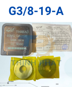 Dưỡng kiểm ren ngoài G3/8-19-A – Thread Ring Gauge G3/8-19-A – VGMF