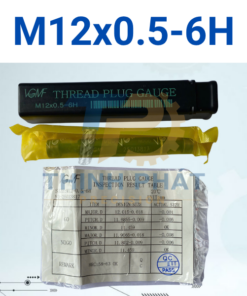 Dưỡng kiểm ren trong M12×0.5-6H – Thread Plug Gauge M12*0.5-6H – VGMF
