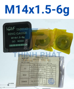 Dưỡng kiểm ren ngoài M14×1.5-6g – Thread Ring Gauge M14*1.5-6g – VGMF