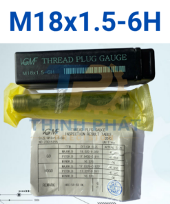 Dưỡng kiểm ren trong M18×1.5-6H – Thread Plug Gauge M18*1.5-6H – VGMF