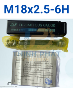 Dưỡng kiểm ren trong M18×2.5-6H – Thread Plug Gauge M18*2.5-6H – VGMF