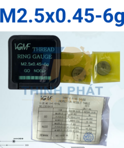 Dưỡng kiểm ren ngoài M2.5×0.45-6g – Thread Ring Gauge M2.5*0.45-6g – VGMF