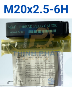 Dưỡng kiểm ren trong M20×2.5-6H – Thread Plug Gauge M20*2.5-6H – VGMF