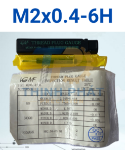 Dưỡng kiểm ren trong M2×0.4-6H – Thread Plug Gauge M2*0.4-6H – VGMF