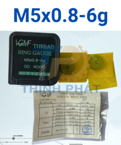 Dưỡng kiểm ren ngoài M5×0.8-6g – Thread Ring Gauge M5*0.8-6g – VGMF