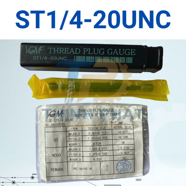 ST14-20UNC Dưỡng kiểm ren trong ST14-20UNC – Thread Plug Gauge ST14-20UNC – VGMF